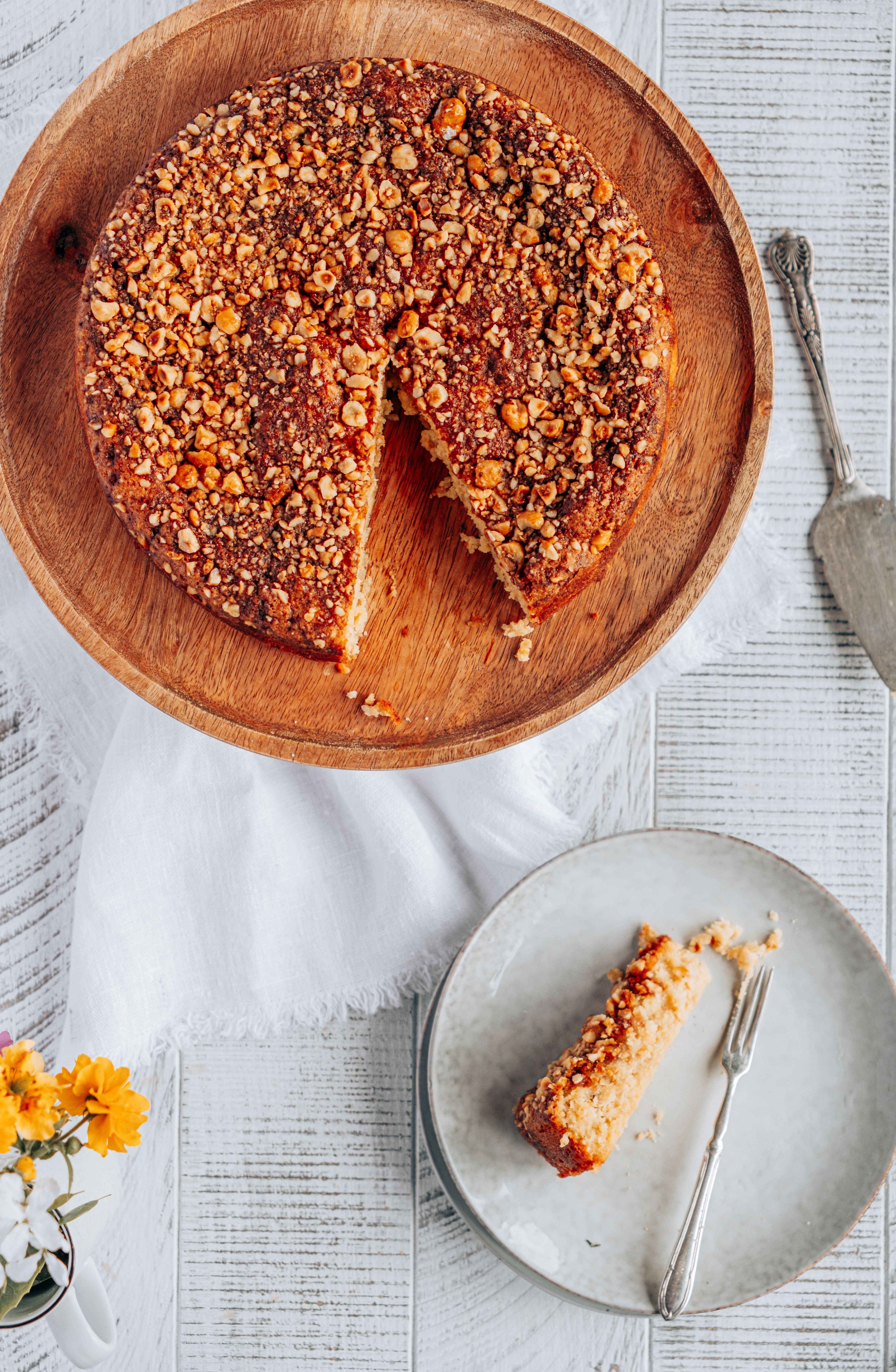 Orange, Hazelnut & Creme Fraiche Cake