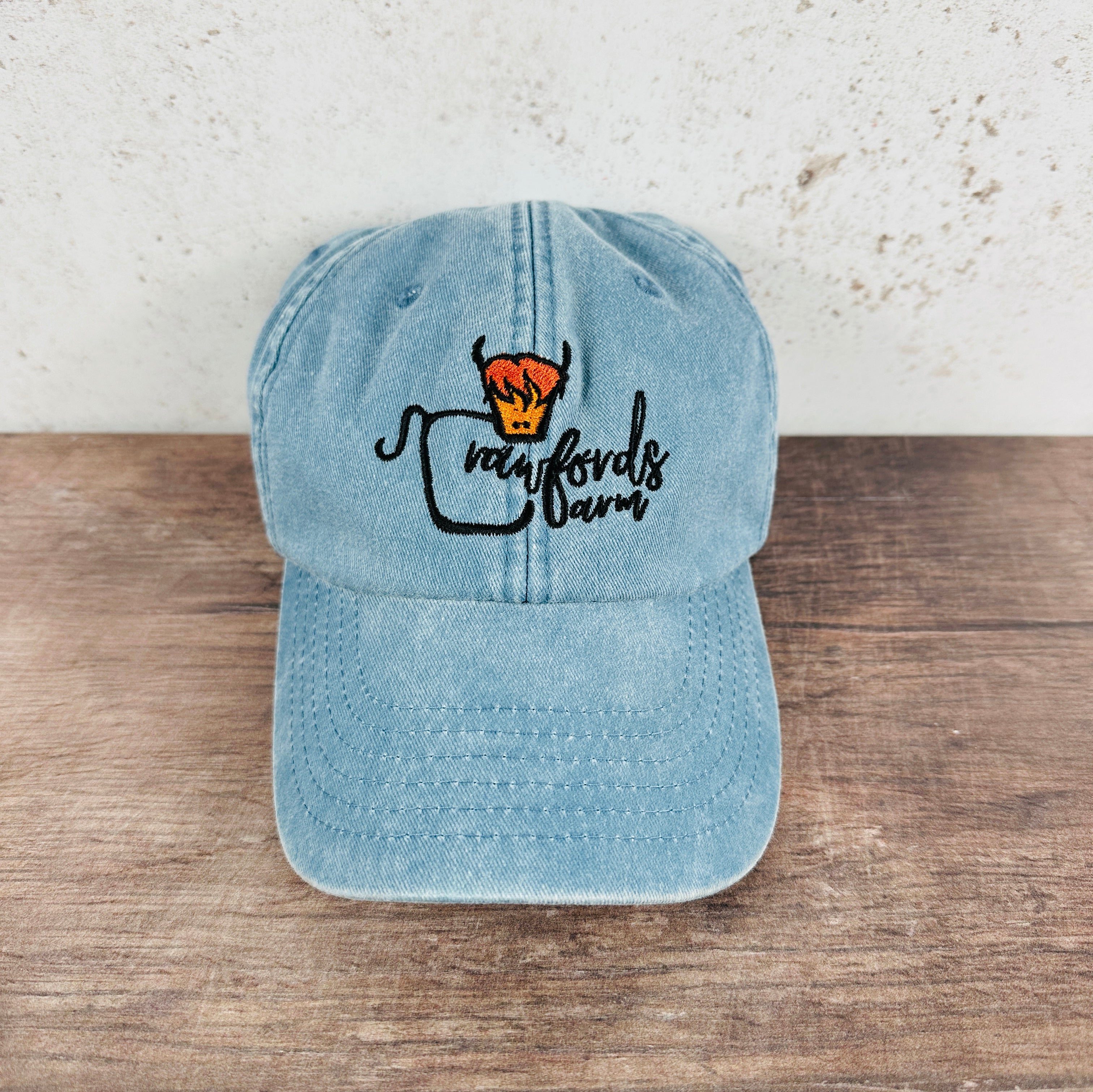 CrawfordsFarm Denim Blue Cap